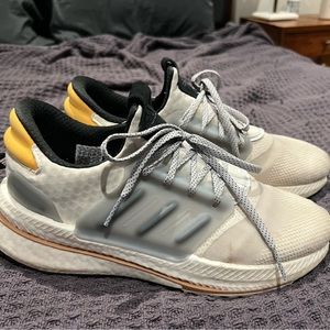 Men’s Adidas X-PLRBOOST Shoes Aluminum/Grey/Solar Gold 10 Worn 3 times